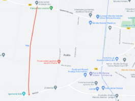 MURSKA SOBOTA: Popolna zapora na cesti Veščica – Črnske Meje