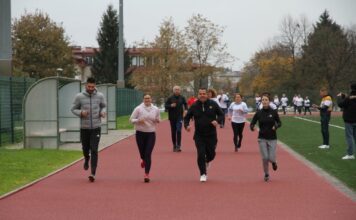 Otvoritev prenovljene atletske steze pri DOŠ I Lendava s humanitarno noto