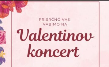 VABILO – VALENTINOV KONCERT 12.02.2025 , DRUŠTVO ZDRAVJE IN GLASBA