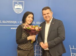 Župan Janez Magyar sprejel priznano ustvarjalko Klariso Jovanović